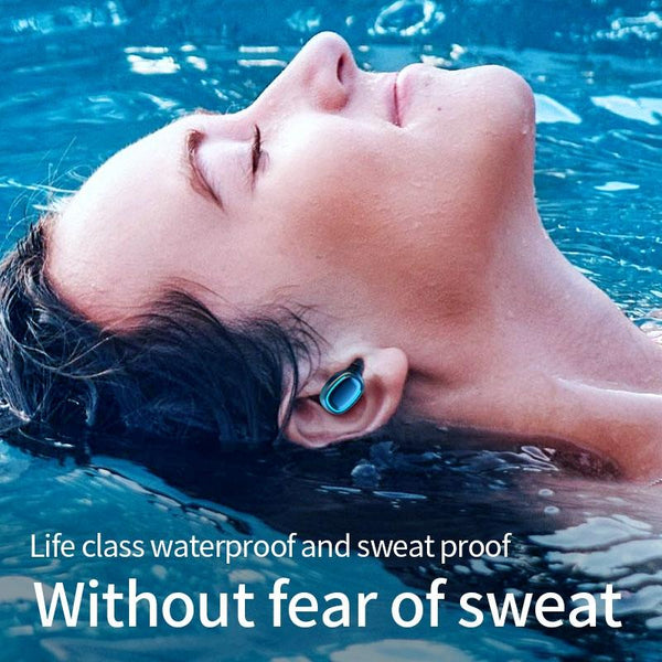 True Wireless Bluetooth Earphones With Digital Display And Charging Box Earbuds