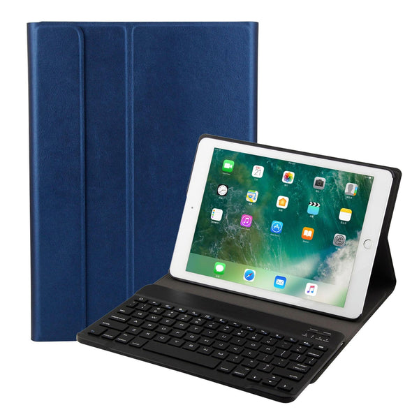 Bluetooth Keyboard & Leather Tablet Case For Ipad Air / Pro 9.7 Three Gear Angle Adjustment Magnetic Sleep Function Abs Brushed Texture Keyboards