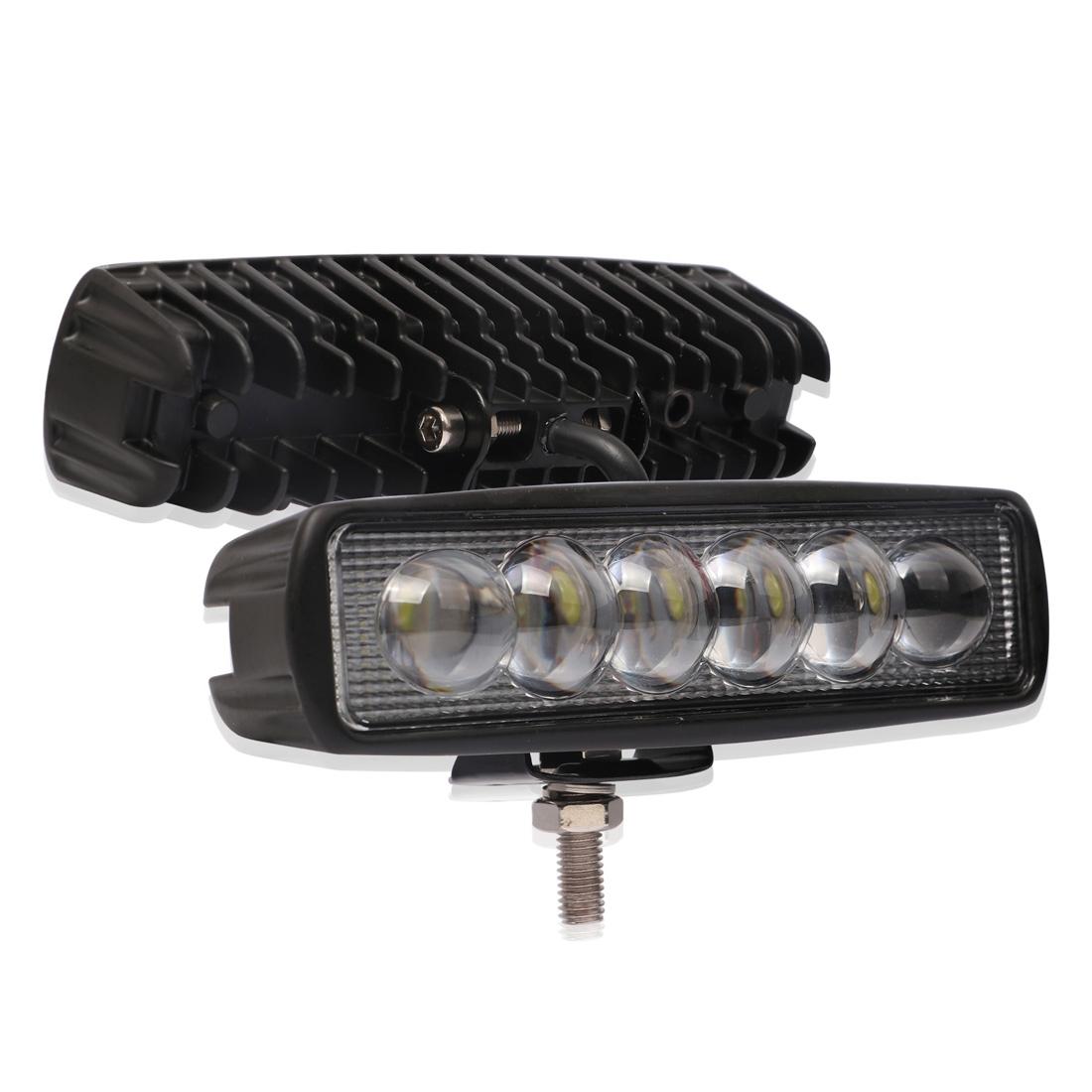 6 Inch 18W 6000K Ip68 8D Car Boat Marine Work Lights Spotlight Led Bulbs Dc 10 30V White Led Car Lights