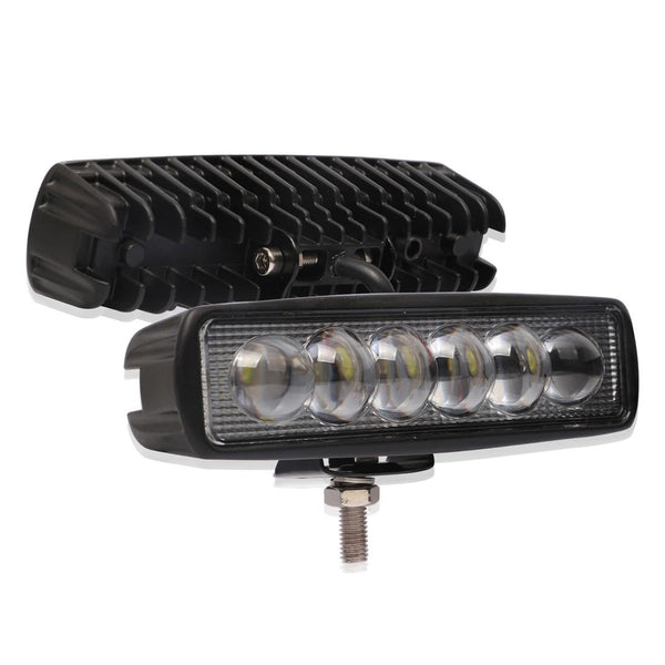 6 Inch 18W 6000K Ip68 8D Car Boat Marine Work Lights Spotlight Led Bulbs Dc 10 30V White Led Car Lights
