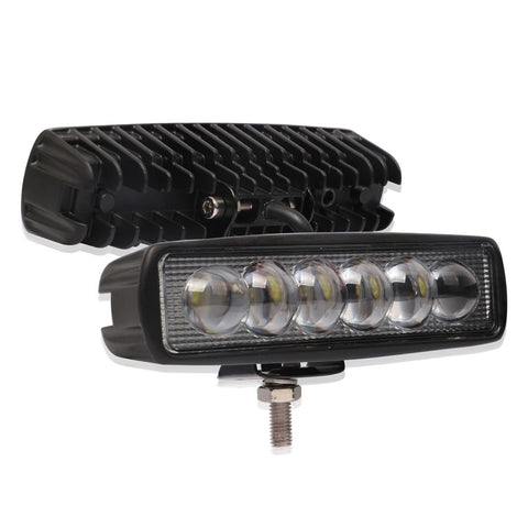 6 Inch 18W 6000K Ip68 8D Car Boat Marine Work Lights Spotlight Led Bulbs Dc 10 30V White Led Car Lights