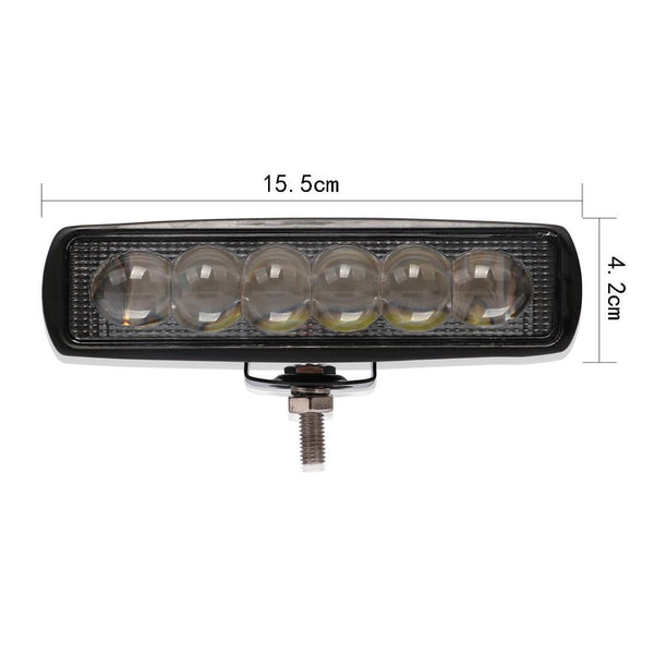 6 Inch 18W 6000K Ip68 8D Car Boat Marine Work Lights Spotlight Led Bulbs Dc 10 30V White Led Car Lights