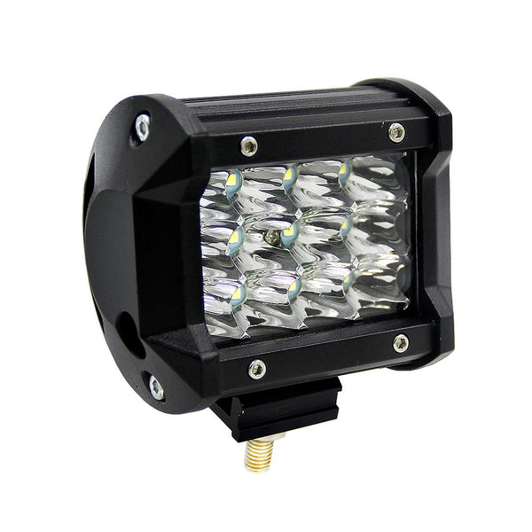 4 Inch Three Rows Ip67 Waterproof 9W Condenser 6000K 5500Lm Led Spotlight Light Searchlight Car Work Lights Dc 10 48V White Led Car Lights