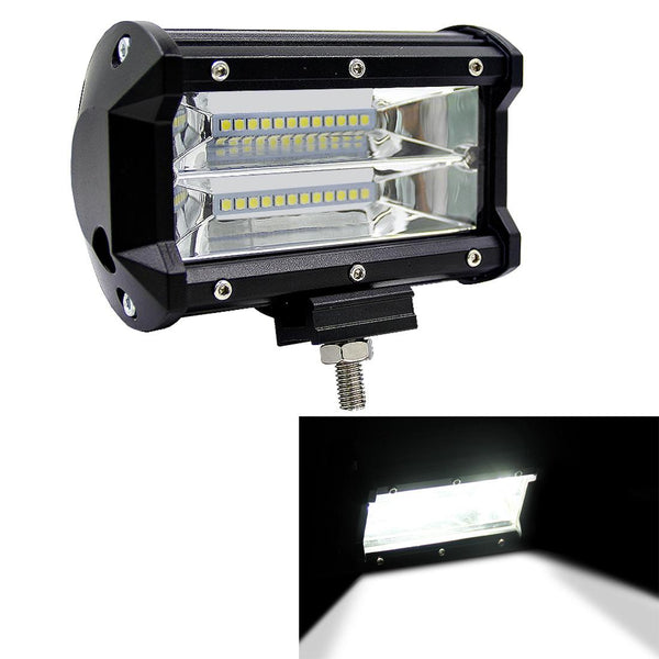 5 Inch 18W 24 Led Waterproof Ip67 Two Bar Modified Off Road Lights Spotlight Car Work Dc 9 48V White Led Car Lights