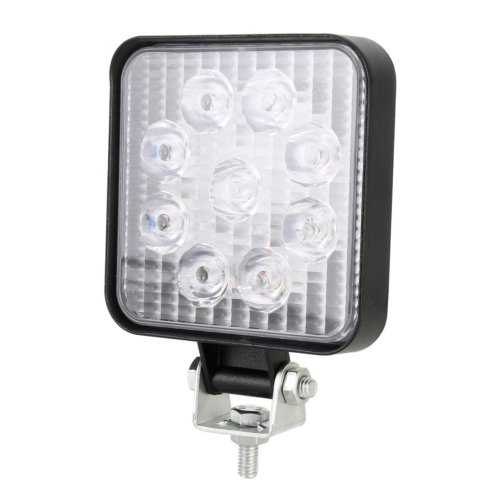 Waterproof 27W Led Work Light 2500Lm 6000K For Car Boat Marine Led Car Lights