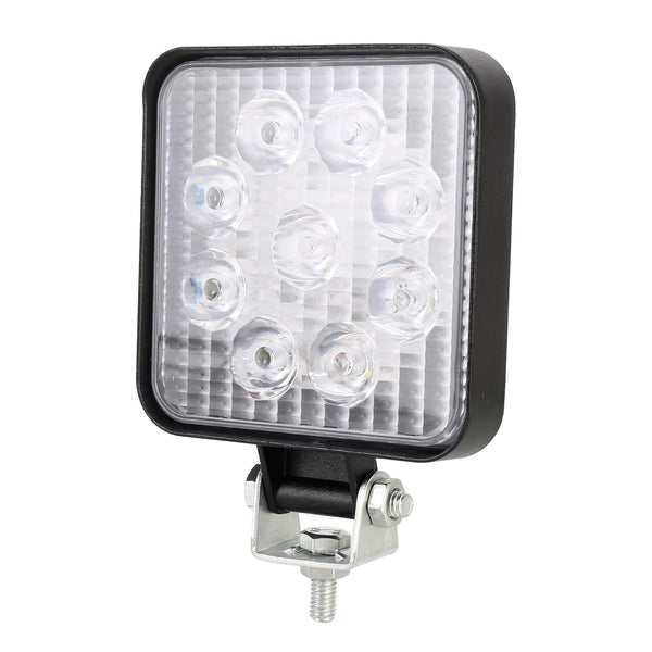 Waterproof 27W Led Work Light 2500Lm 6000K For Car Boat Marine Led Car Lights