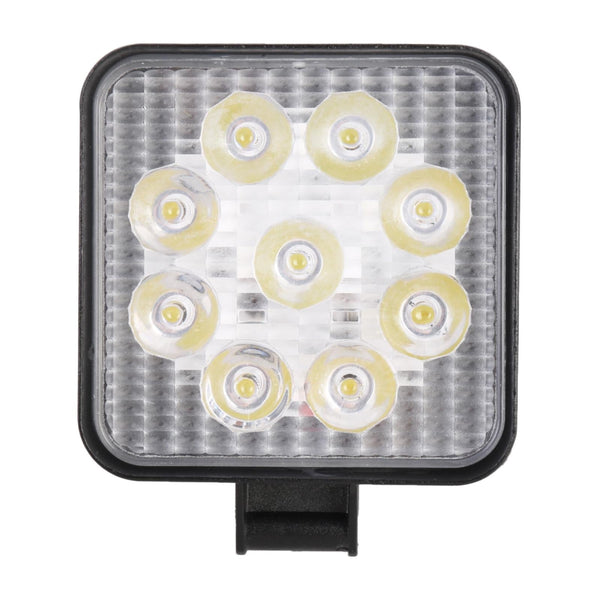 Waterproof 27W Led Work Light 2500Lm 6000K For Car Boat Marine Led Car Lights
