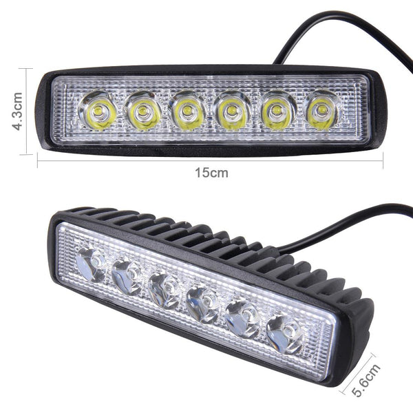 Waterproof Led Spot Light 18W 6500K For Car Boat Marine Use Led Car Lights