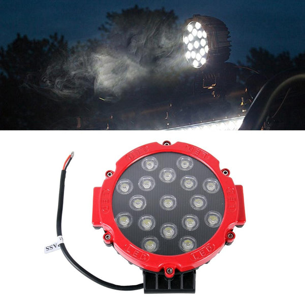 2X 3500Lm 6500K White Light 17 Led Waterproof Work Lights Car Boat 30 Degrees Adjustable Dc 10 30V Red Led Car Lights