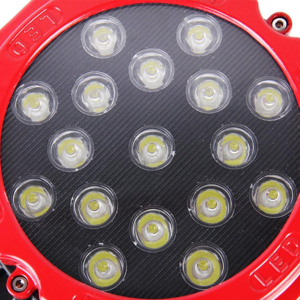 2X 3500Lm 6500K White Light 17 Led Waterproof Work Lights Car Boat 30 Degrees Adjustable Dc 10 30V Red Led Car Lights