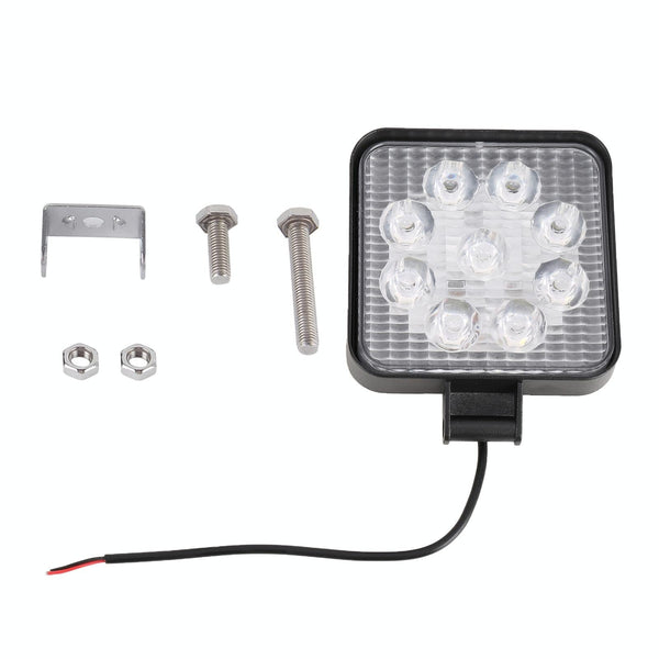 Spot Waterproof Led Work Light 27W 9 6000K For Car Boat Led Car Lights