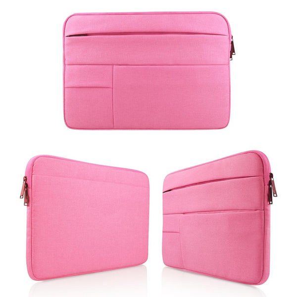 14 Inches 14 Laptop Tablet Bag With Multiple Pockets Portable And Durable Magenta Laptop Cases & Bags