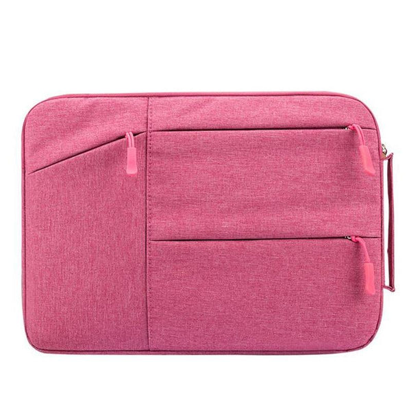 15.6 Inch Magenta Laptop Tablet Bag With Multiple Pockets Portable & Stylish Laptop Cases & Bags