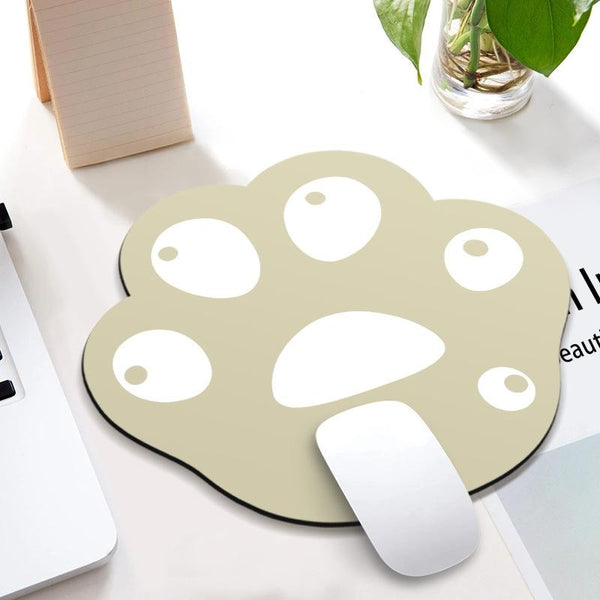 3 Piece Cute Cartoon Cat Claw Mouse Pad Set 280 X 250 3Mm Creamy White Mouse Pads & Wrist Rests