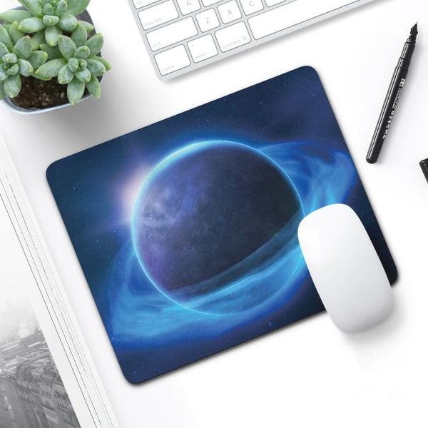 6 Piece Non Slip Mouse Pad Set 21 X 26Cm Thick Rubber Anti Skid Durable Cartoon Planet Mouse Pads & Wrist Rests
