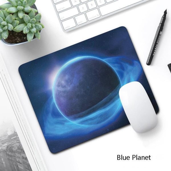 6 Piece Non Slip Mouse Pad Set 21 X 26Cm Thick Rubber Anti Skid Durable Cartoon Planet Mouse Pads & Wrist Rests