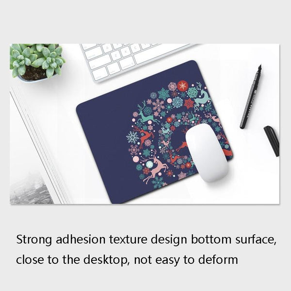 6 Piece Non Slip Mouse Pad Set 21 X 26Cm Thick Rubber Anti Skid Durable Cherry Cat Mouse Pads & Wrist Rests