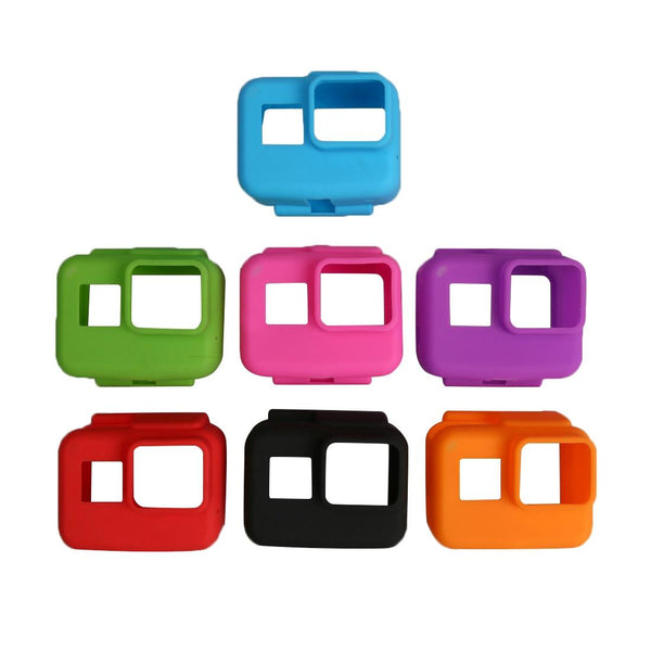 Silicone Border Frame Mount For Gopro Hero5 Protective Cover In Purple Colour Camera Cases Bags & Covers