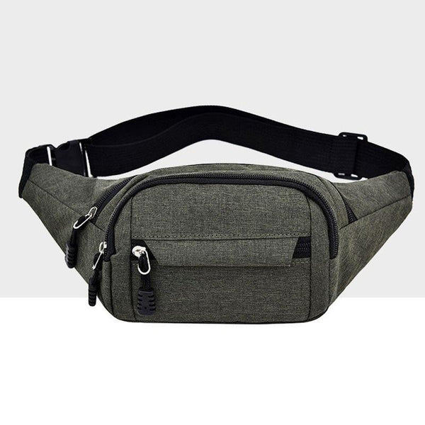 Waterproof Multi Pocket Chest Bag For Sports Purple Bags