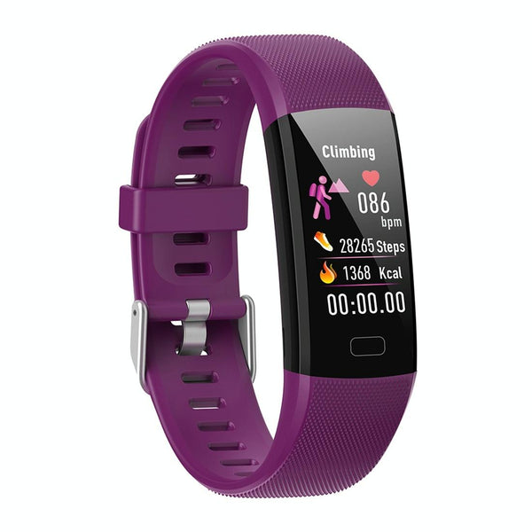 Smart Health Bracelet With Call Reminder And Monitoring Purple Activity Trackers
