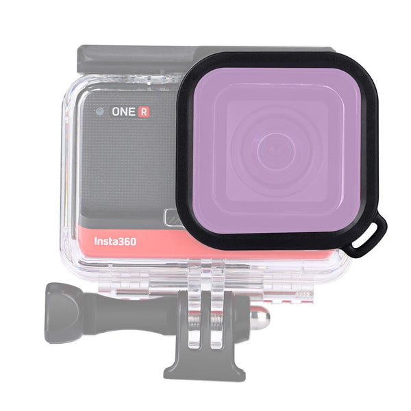 Purple Insta360 One R Diving Lens Filter For 4K / Inch Edition Filters