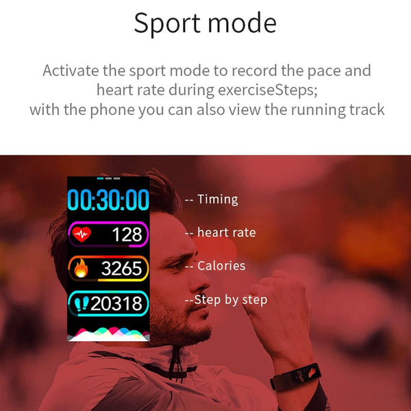 Waterproof Smart Bracelet With Call Heart Rate Bp Sleep And Sedentary Functions Purple Smart Watches