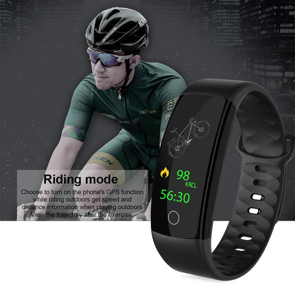 Tft Smart Bracelet Ip67 Waterproof Call Heart Sleep Bp Monitor Sedentary Reminder Purple Smart Watches