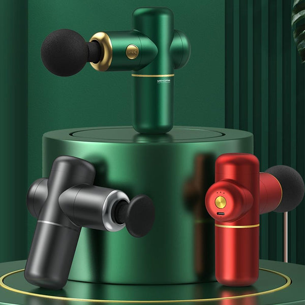 4 Head Muscle Massage Gun For Sports_Black Massagers