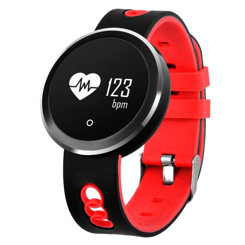0.95" Hd Oled Bluetooth Smart Bracelet Ip68 Waterproof Heart Sleep Monitor Red Activity Trackers