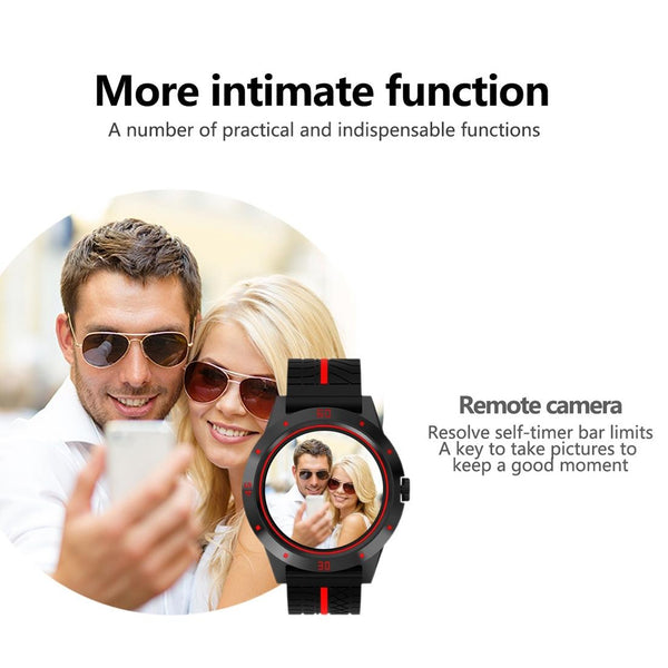 Smart Watch 1.3 Inch Tft Mtk2502c Bluetooth 4.0 Heart Rate Sleep Pedometer Red Activity Trackers