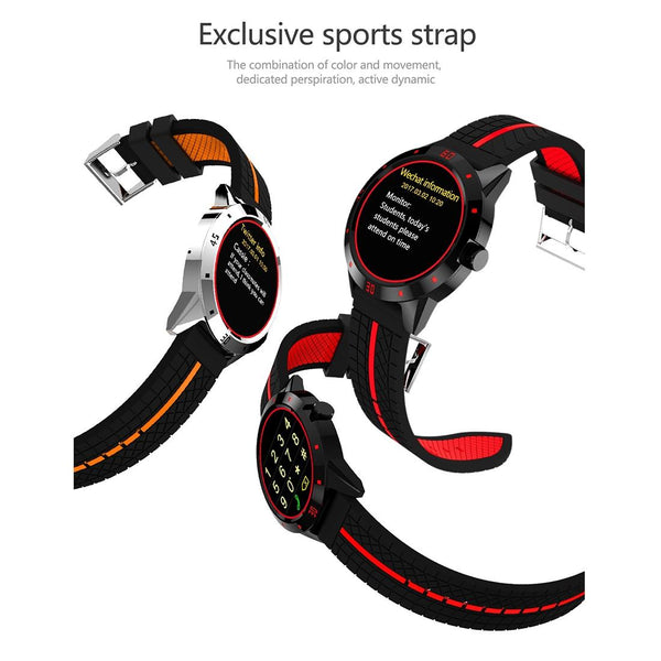 Smart Watch 1.3 Inch Tft Mtk2502c Bluetooth 4.0 Heart Rate Sleep Pedometer Red Activity Trackers