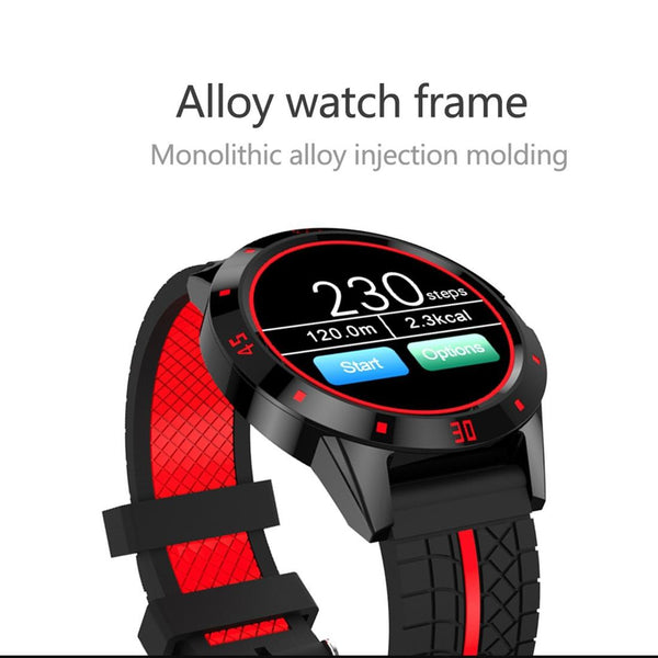 Smart Watch 1.3 Inch Tft Mtk2502c Bluetooth 4.0 Heart Rate Sleep Pedometer Red Activity Trackers