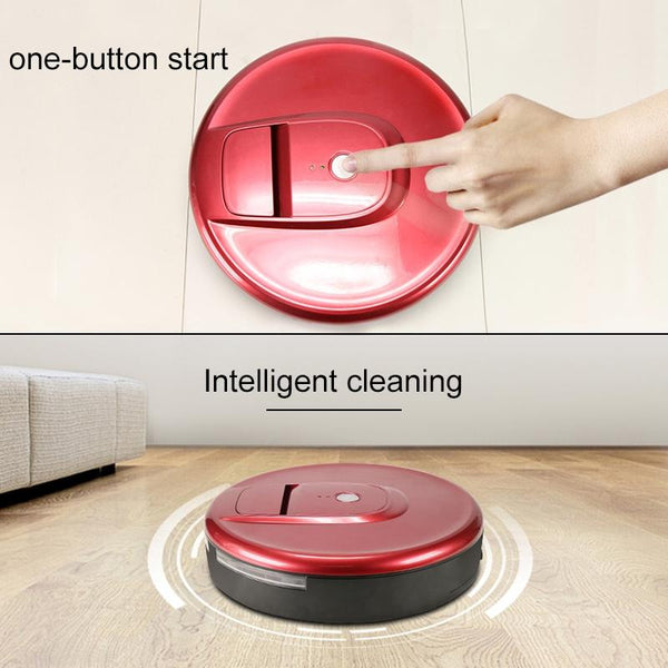 Smart Household Sweeping Robot Efficient Cleaning Red Carpet & Floor Sweepers