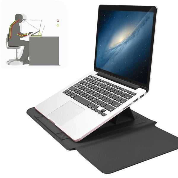 Parallel Deals Universal Waterproof Laptop Bag With Handle Stand Pen Holder Winders Mouse And Charger Bags Red Laptop Cases & Bags