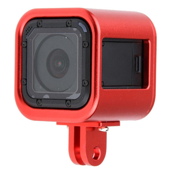 Aluminum Protective Cage For Gopro Session Cameras_Red Camera Cases Bags & Covers
