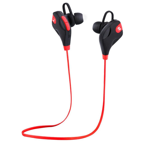Wireless Bluetooth Earphones With Mic & Control M8 Red Earbuds