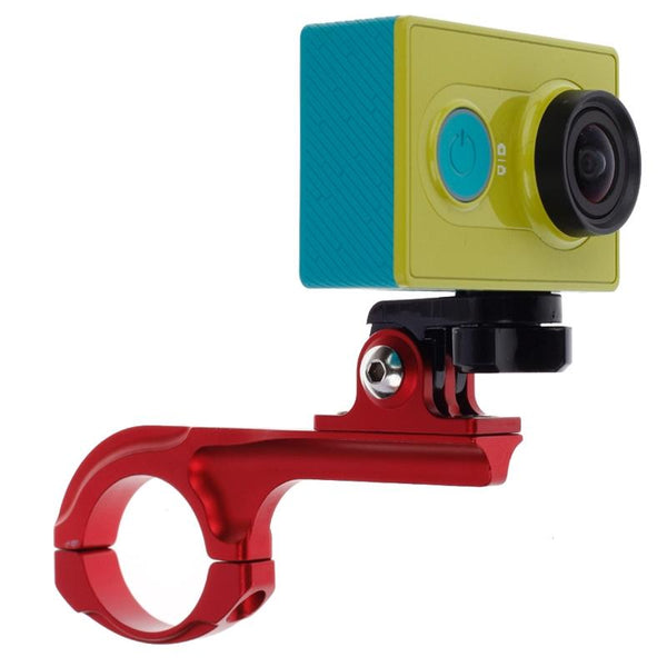 Red Bicycle Handlebar Holder With Connector Mount For Xiaomi Yi Sport Camera Bike Camera Holders Mounts