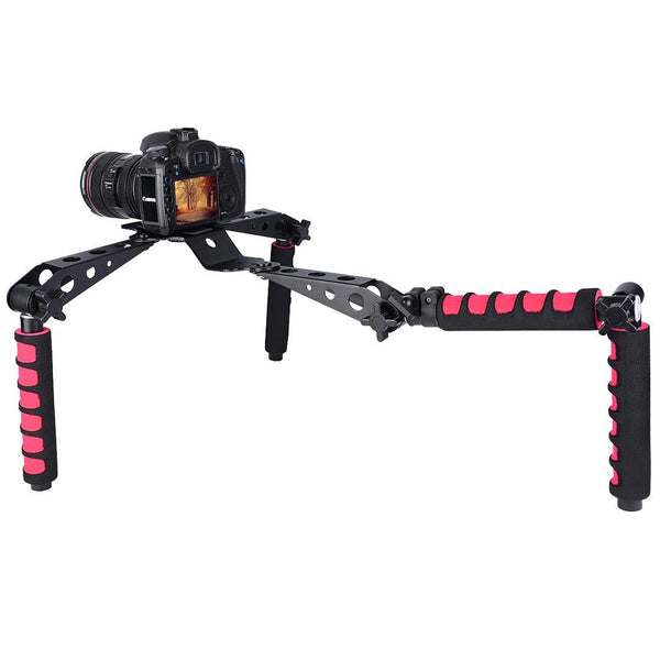 Multifunctional Camera Shoulder Mount For Dslr And Video With Red Handles Other Camera & Photo Accs