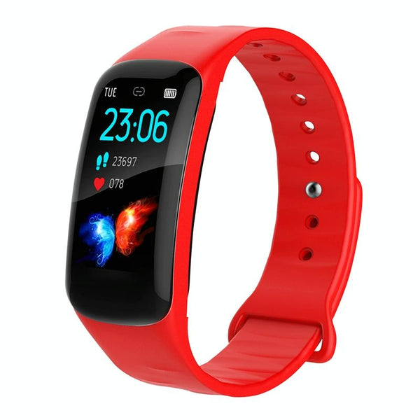 Ips Smart Bracelet Ip67 Waterproof Step Heart Sleep Monitoring Red Smart Watches