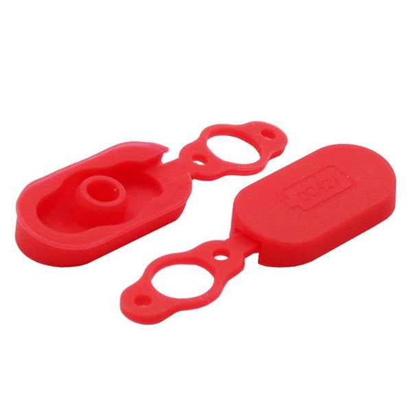 4 Pack Silicone Charging Port Covers For Xiaomi Mijia M365 Electric Scooter Red Accessories Parts