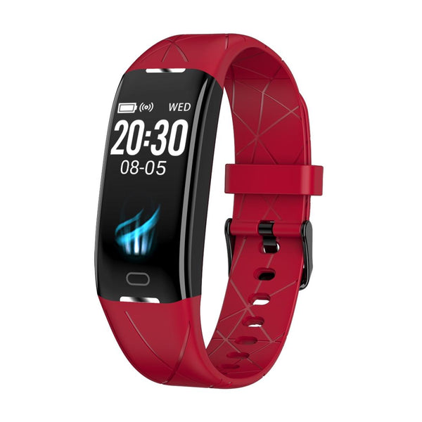 Smart Bracelet With Heart Rate Monitor And Call Reminder Waterproof Red Activity Trackers