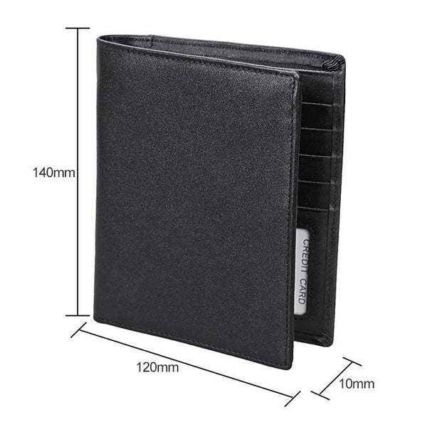 Leather Rfid Passport Wallet Multi Function Red Wallets