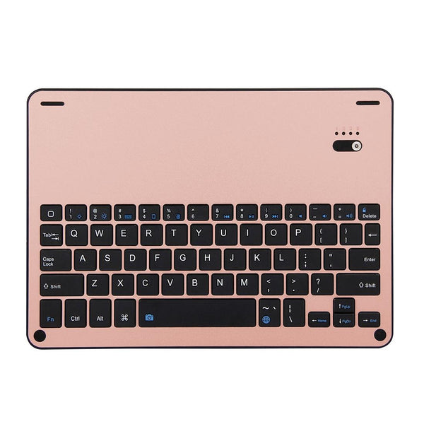 Bluetooth Keyboard & Leather Tablet Case For Ipad Air / Pro 9.7 Detachable Water Repellent Magnetic 3 Gear Angle Red Keyboards