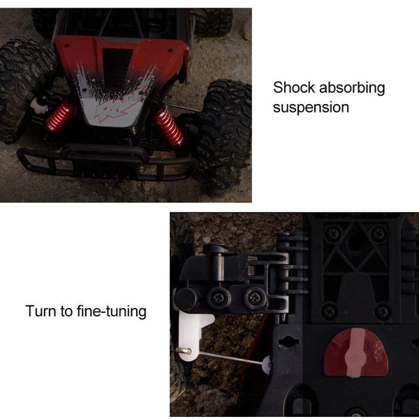 2.4Ghz Four Way Remote Vehicle Toy Car With Control Red Remote Controlled Toys