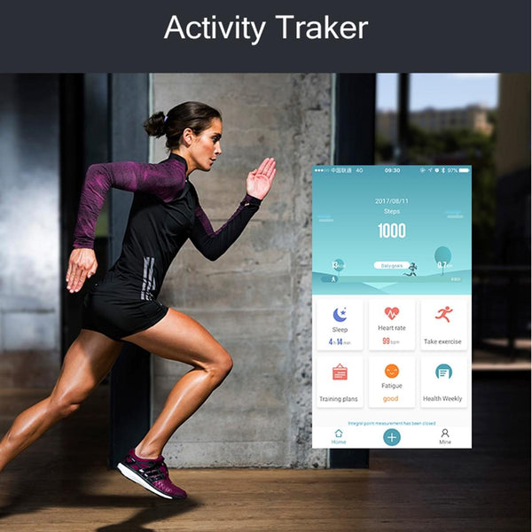 Waterproof Oled Fitness Tracker Ip67 Red Smart Watches