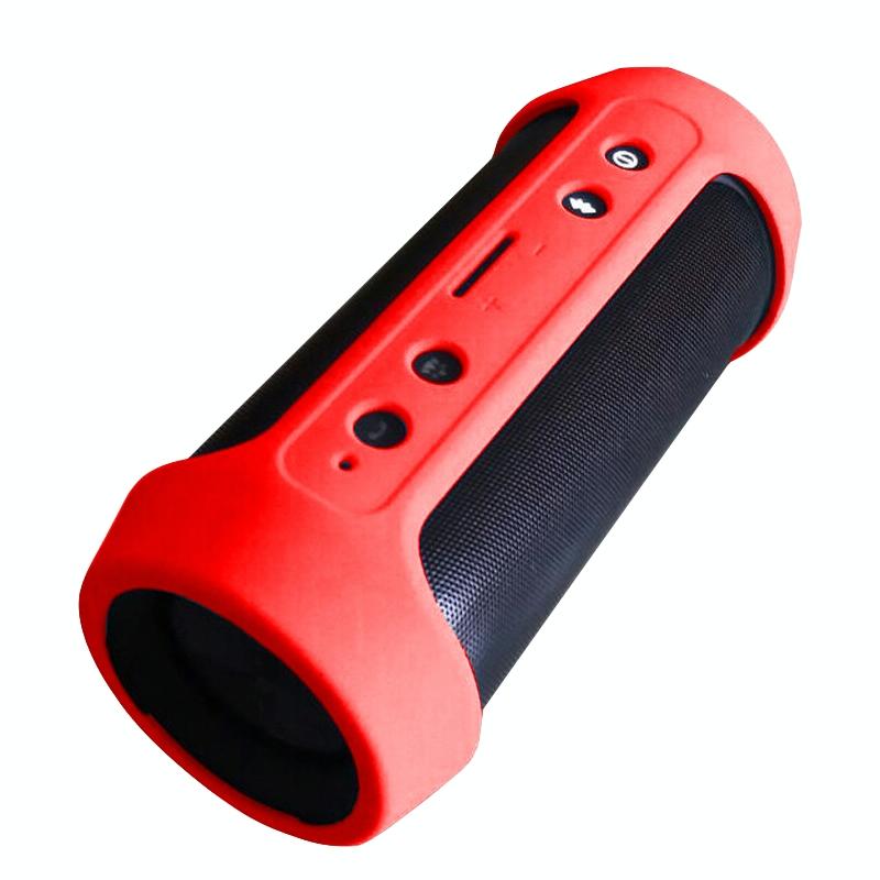 Waterproof Shockproof Silicone Case For Jbl Charge 2+ Red Audio Docks & Mini Speakers