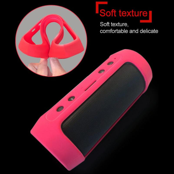 Waterproof Shockproof Silicone Case For Jbl Charge 2+ Red Audio Docks & Mini Speakers