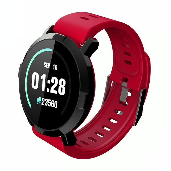 Waterproof Smart Bracelet With Heart Rate Monitor And Sleep Tracker Red Smart Watches