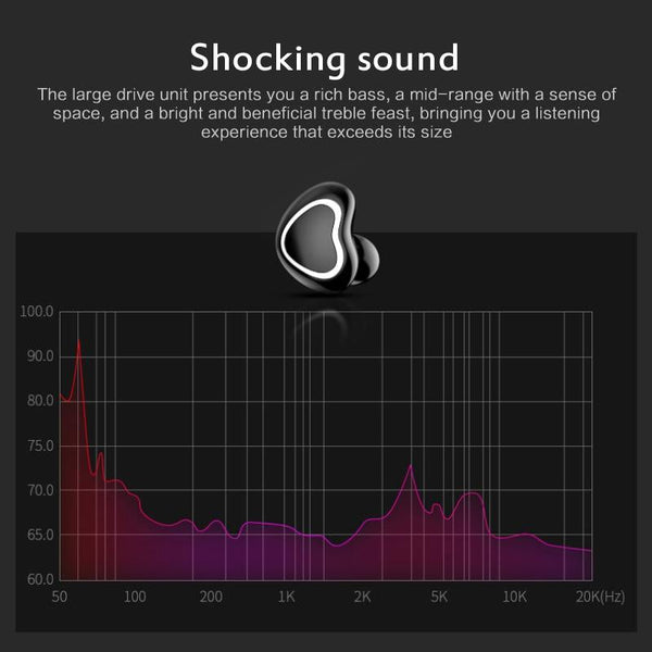 Mini Wireless Bluetooth Earphones With Charging Box X7 4.1 Red Earbuds