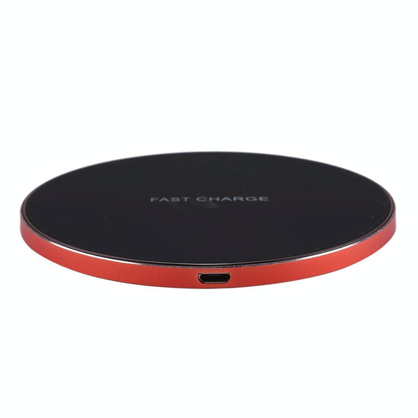 Quick Charge Wireless Charger With Led Indicator Red Chargers & Cradles